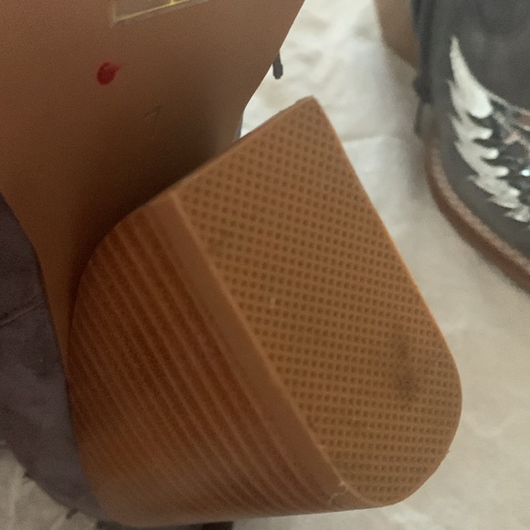 Free people Jeffrey Campbell dolly boots size 7 new without box - Picture 10 of 12